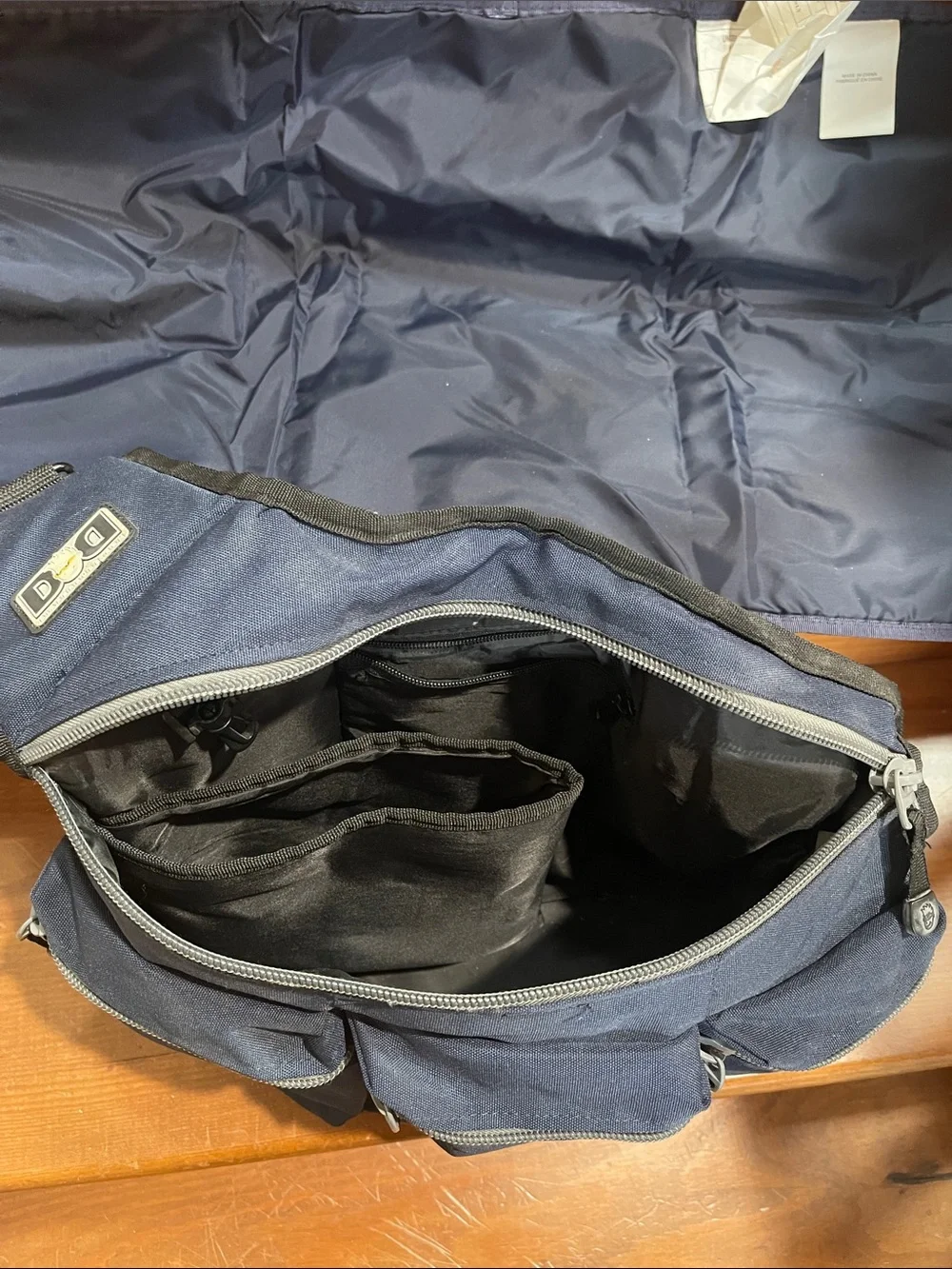 Diaper Dude Navy Crossbody Bag